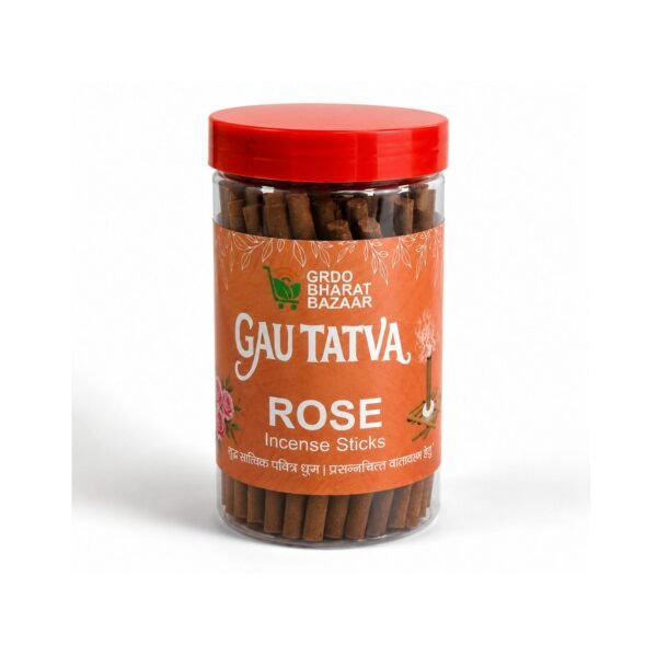 GAU TATVA Rose Incense Sticks | Premium Floral Agarbatti for Pooja & Meditation