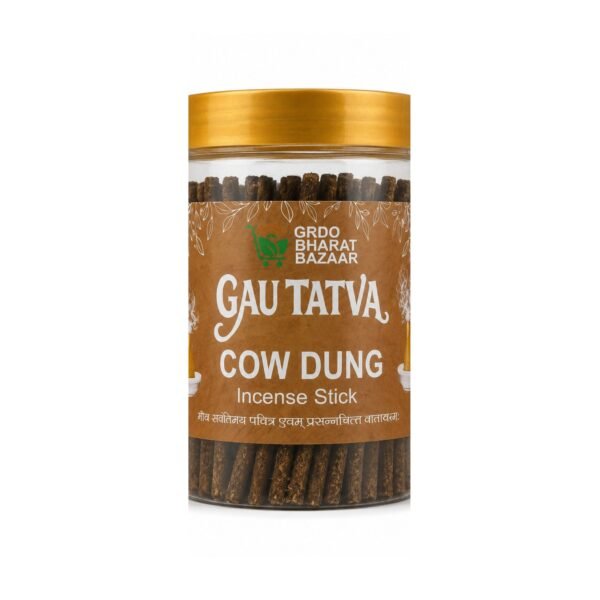 GAU TATVA Natural Cow Dung Incense Sticks for Pooja Havan and Meditation